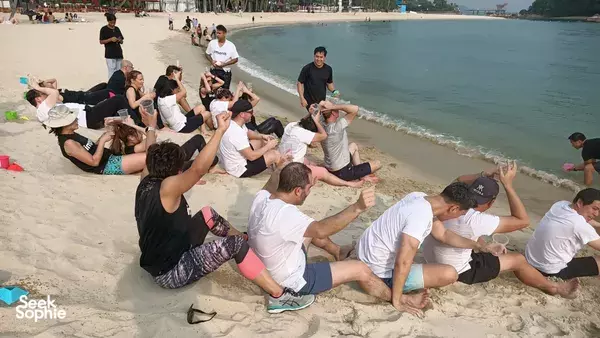 Sentosa Beach Game Team Building