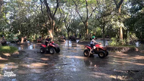 Bali ATV Ride Near Ubud with Diverse Terrain | Cave & Waterfall