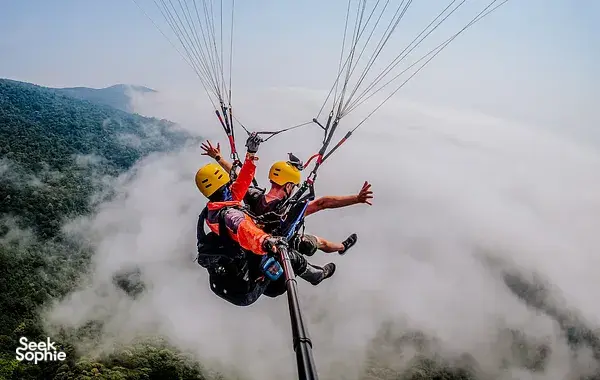 Sapa Paragliding Over Terraced Valleys