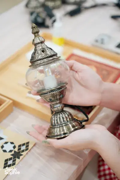 Handcraft a Stunning Arabic-Style Mosaic Lamp