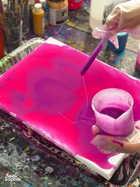 Make your own Fluid Art/Acrylic Pour Workshop (Any Age, Includes Drink, Pet-friendly)