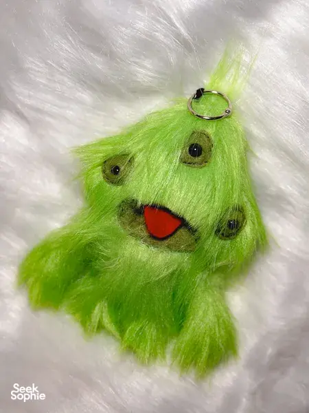 Make Your Own Ugly-Cute Plushie Keychain 