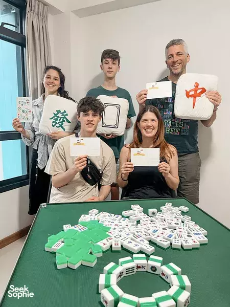 Learn Mahjong in a Singaporean Home