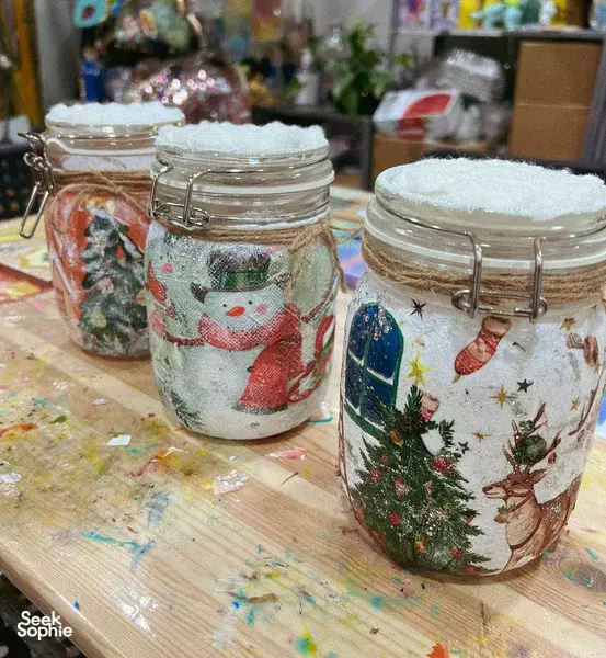 Christmas Special: Cookie Jar Decoupage | Great For Kids!