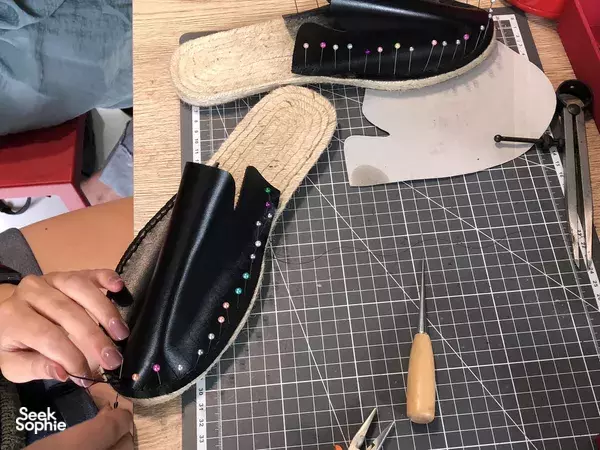 Sustainable Leather Espadrilles with Expert Shoemaker