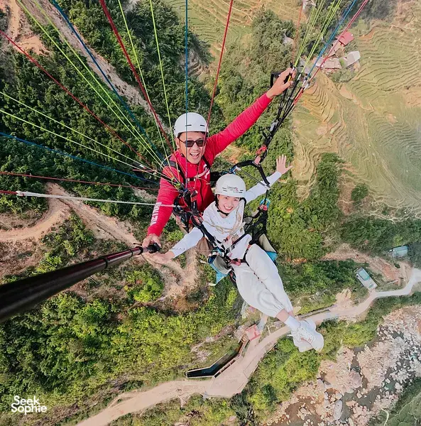 Sapa Paragliding Over Terraced Valleys