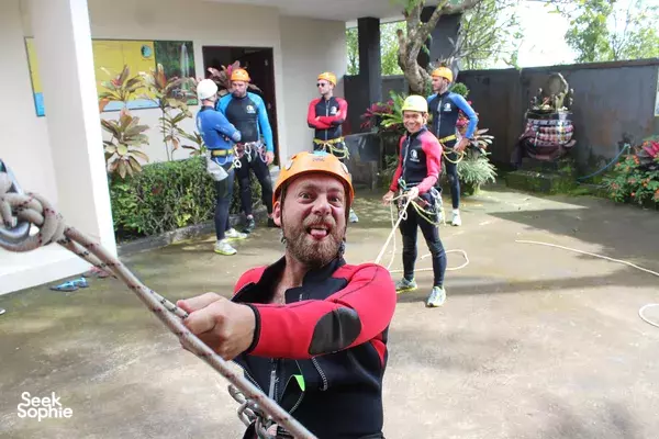 Bali's Ultimate Canyoning: Waterfalls, Hot Springs + Spice Hike