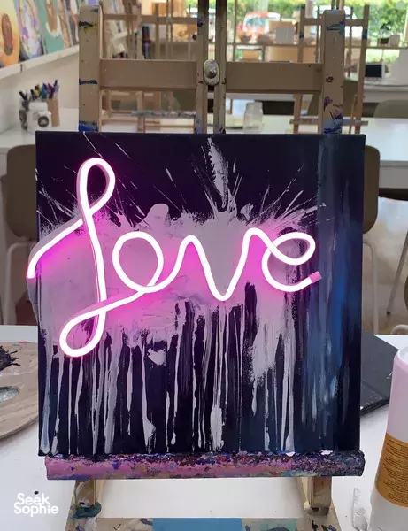 Neon Light Painting