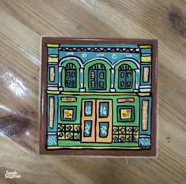 Tiles Painting with Nyonya Artist