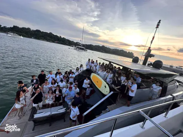 4-Hr Sail on Brand New Italian Luxury Yacht | Global Popstar Approved