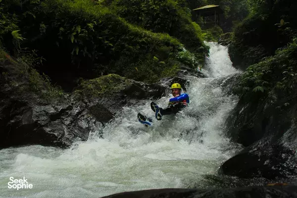 Bali's Ultimate Canyoning: Waterfalls, Hot Springs + Spice Hike