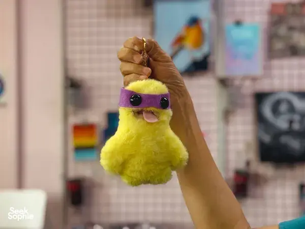 Make Your Own Ugly-Cute Plushie Keychain 