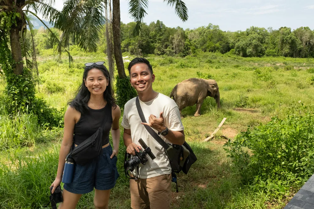 Keeping our distance as usual!