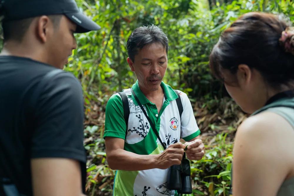 Our amazing Khao Sok guide could spot wildlife from ages away!