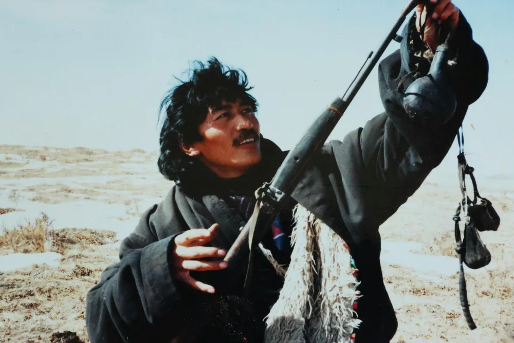 Tsebho ketika muda, menjalani kehidupan nomad di Sichuan, barat China.