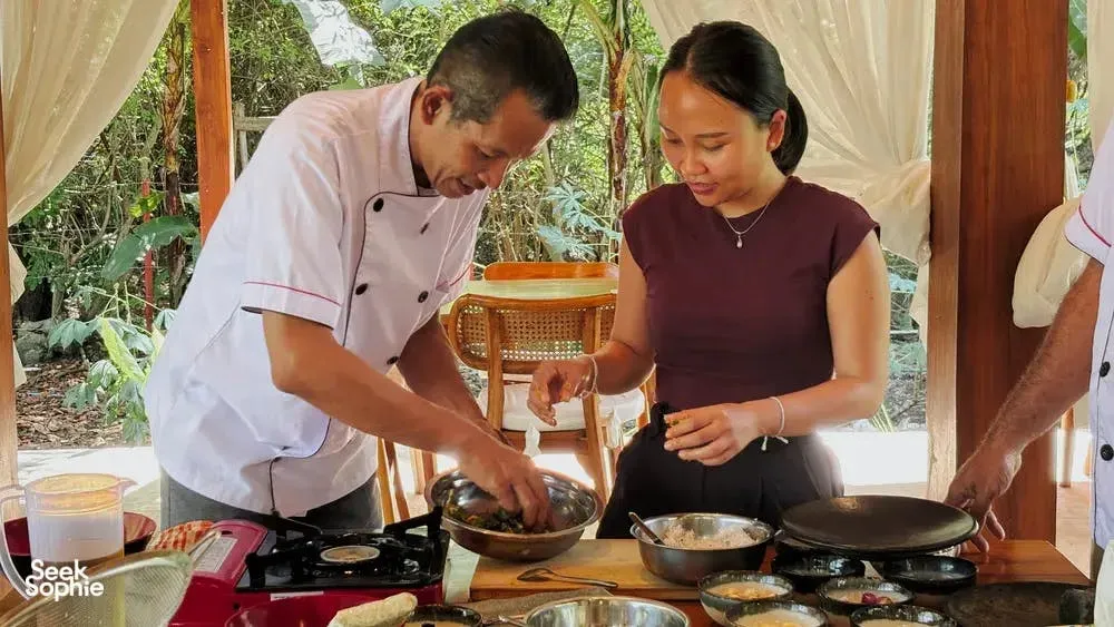 Cook yummy traditional Manggarai food with Chef Michael