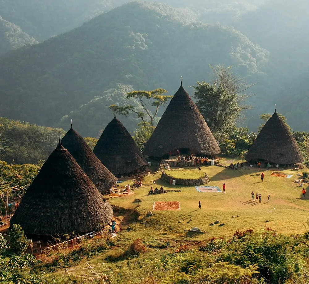 Go back in time to visit remote Wae Rebo, a gorgeous traditional village not accessible by roads.