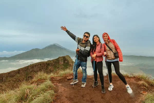 Mt Batur's Hidden Paths with a Local