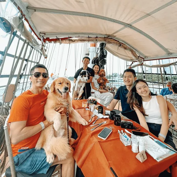 Doggy Dinner Cruise on Batman's Tall Ship