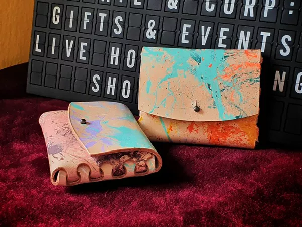 Make Your Own Painted Leather Pouch!