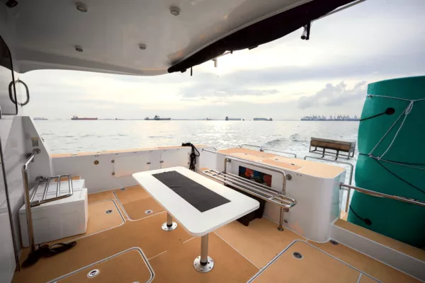 4-Hr Spacious Catamaran Yacht to Lazarus Island | Lots of Water Fun
