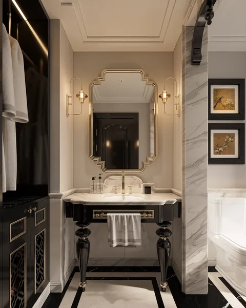 Senior Suite Room ( Second deck - Private balcony & Sea-view bathtub )