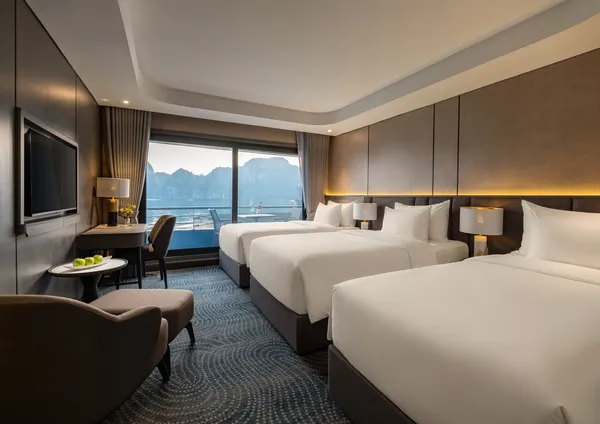 Junior Triple Suite Sea View with Private Balcony