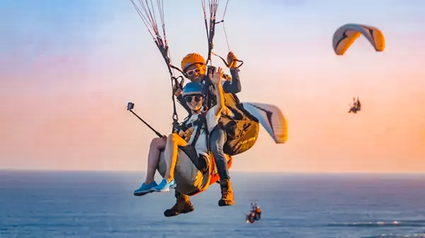 Paragliding in Indonesia