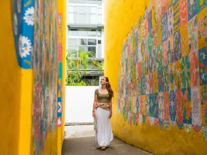 Katong-Joo Chiat alley with colourful murals, a real-life Monopoly game leading you through Singapore hidden gems