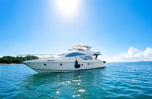 Zen Sea yacht moored offshore near Lazarus Island, Singapore, for a sunny 4-hour kayaking and SUP charter cruise