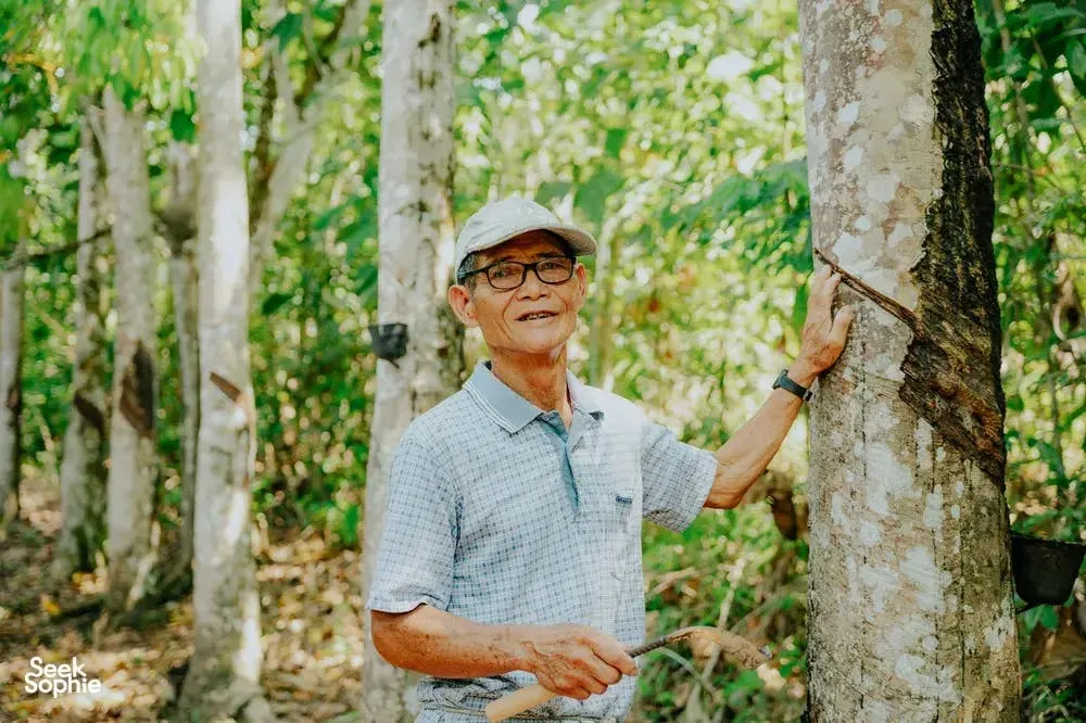 The rubber tapper who calls himself a rich man